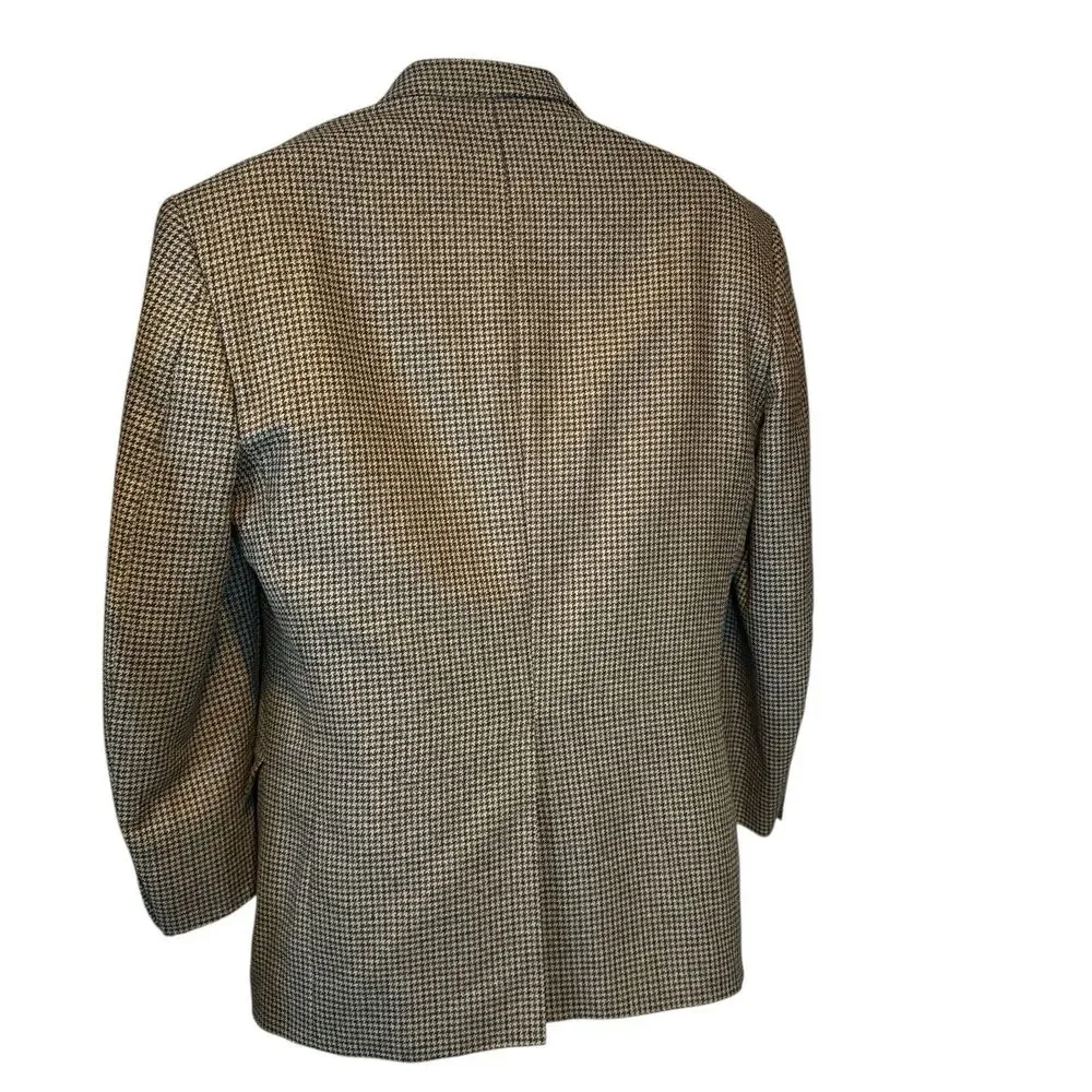 Houndstooth Silk Wool Luxury‎ Sport Coat 42R – Tailors Row Deansgate